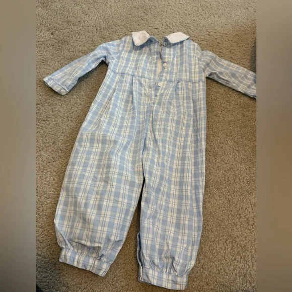 Smocked "Finn" Romper - Picture 3 of 3